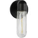 Lima 1 Light 10.13 inch Black Exterior Wall