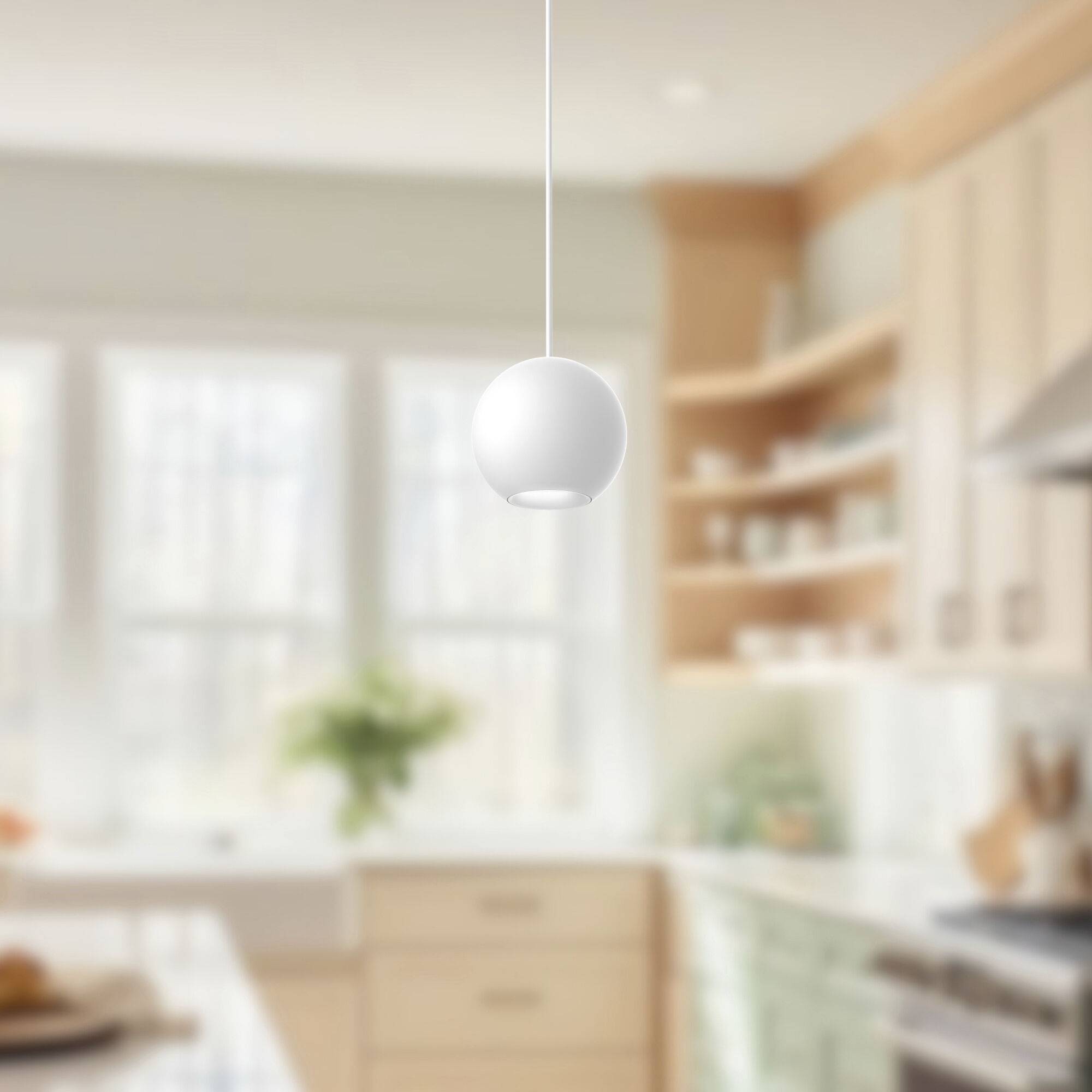 Exo Pendant Ceiling Light in White