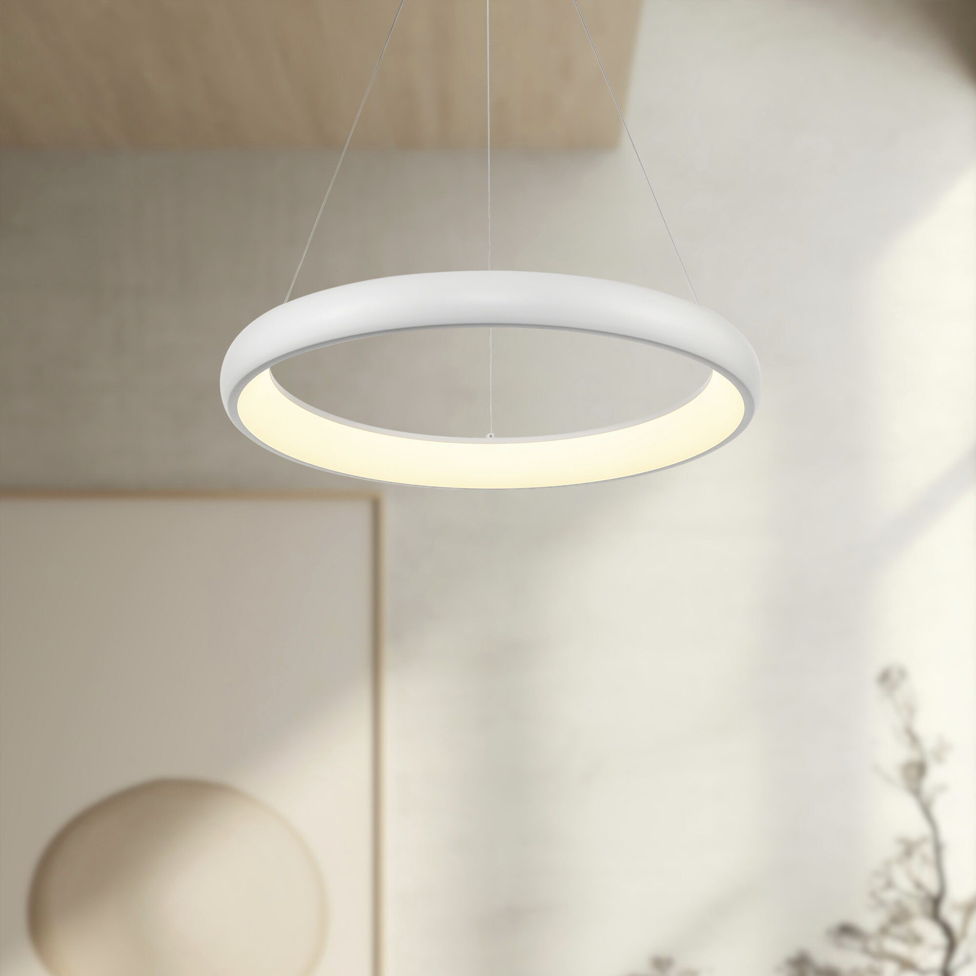 Cortana Pendant Ceiling Light in White