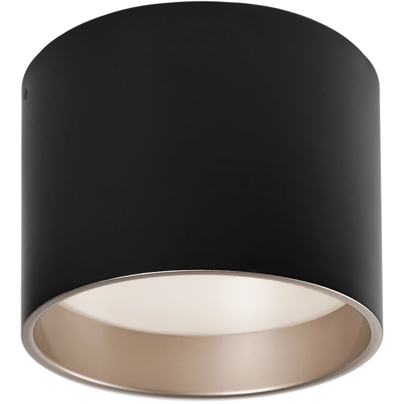 Mousinni LED 10 inch Black Flush Mount Ceiling Light