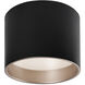 Mousinni LED 10 inch Black Flush Mount Ceiling Light