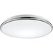 Brook LED 13.13 inch Chrome Flush Mount Ceiling Light
