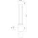 Knox 120 24 watt Black Exterior Bollard