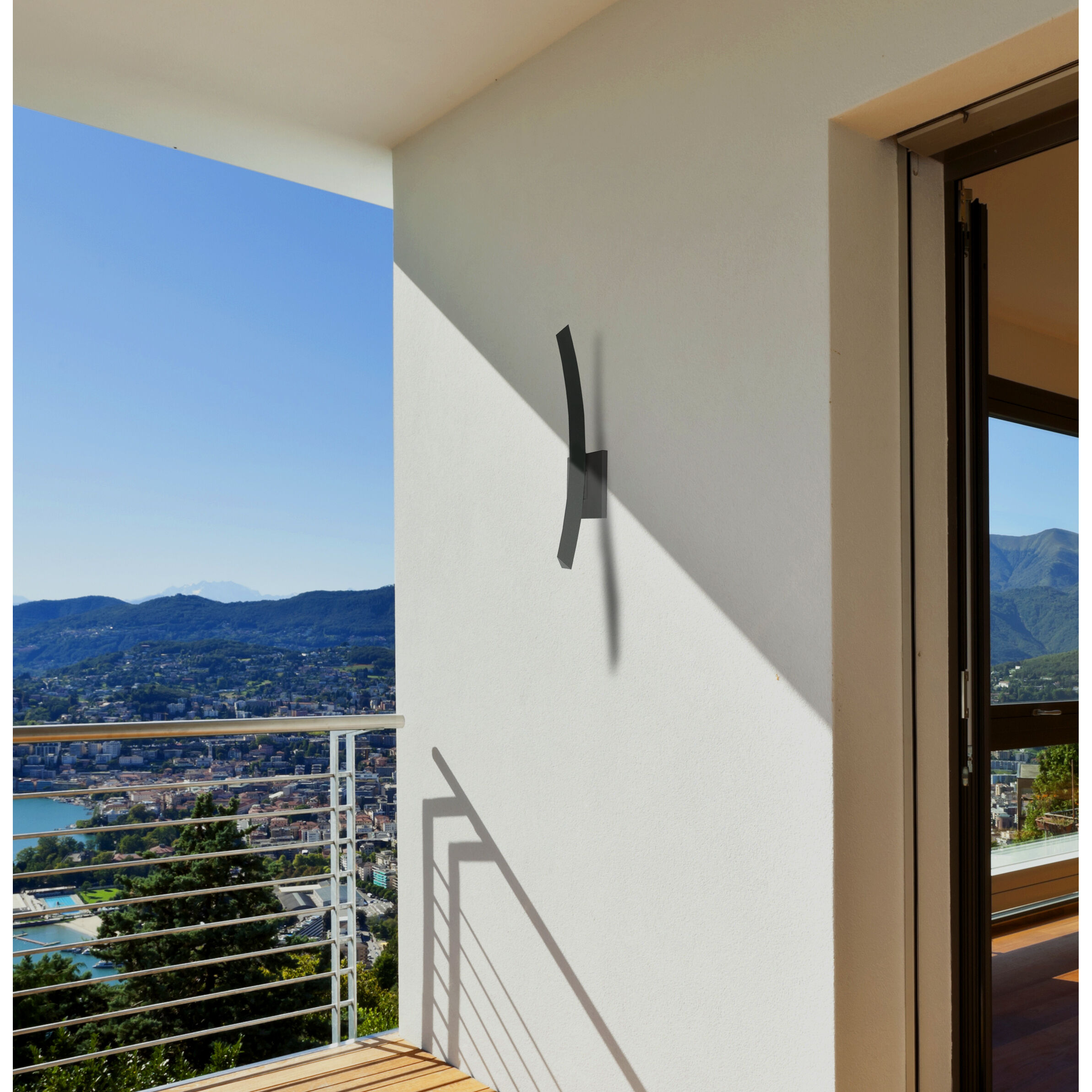 Kattari LED 18 inch Graphite Outdoor Wall Sconce