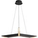 Tachi LED 31.13 inch Urban Bronze Pendant Ceiling Light