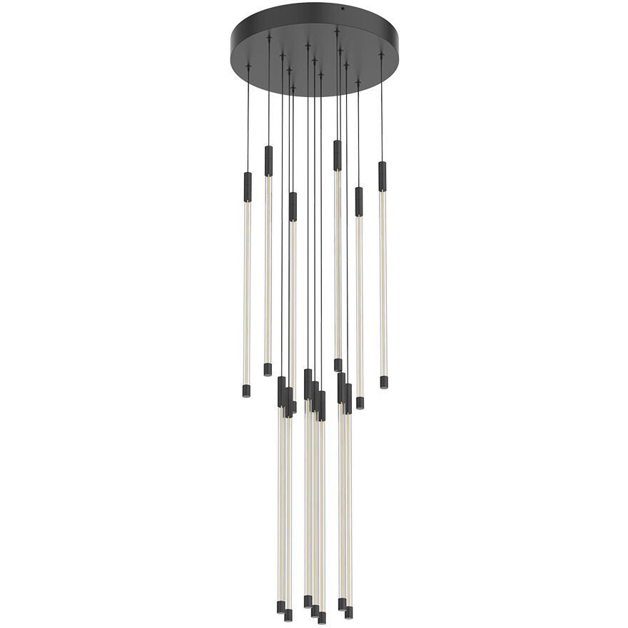 Motif Multi Pendant Ceiling Light in Black