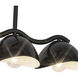 Atlas 7 Light 42.38 inch Black Linear Pendant Ceiling Light