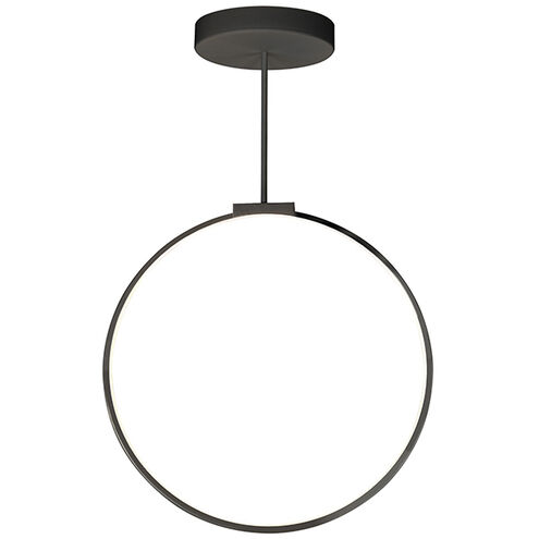Cirque LED 24 inch Black Pendant Ceiling Light