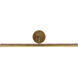 Slender 15 watt 24.13 inch Vintage Brass Picture Light Wall Light