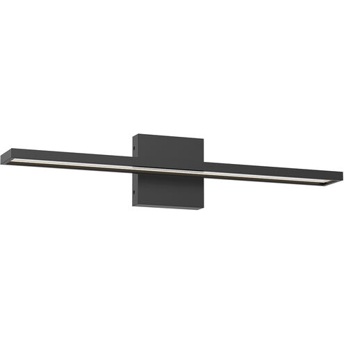 Brio LED 27.17 inch Black Bath Vanity Light Wall Light