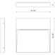 Casa LED 8.25 inch Black Exterior Wall/Step Lights