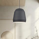 Sedona 1 Light 22 inch Black Pendant Ceiling Light