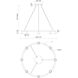 Dune LED 33.25 inch Brushed Nickel Chandelier Ceiling Light