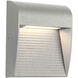 Casa LED 4.63 inch Grey Exterior Wall Sconce in Gray