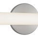 Tectra 1.88 inch Brushed Nickel ADA Wall Sconce Wall Light