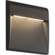 Casa LED 8.5 inch Black Exterior Wall/Step Light