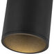 Lorna LED 4.38 inch Black Flush Mount Ceiling Light