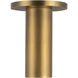 Mason LED 2.25 inch Vintage Brass Semi Flush Mount Ceiling Light