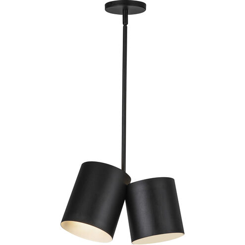 Keiko 2 Light 6 inch Black Pendant Ceiling Light