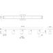 Arnold 120-277 Black Track Light Ceiling Light