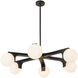 Briar 6 Light 36.88 inch Black Chandelier Ceiling Light