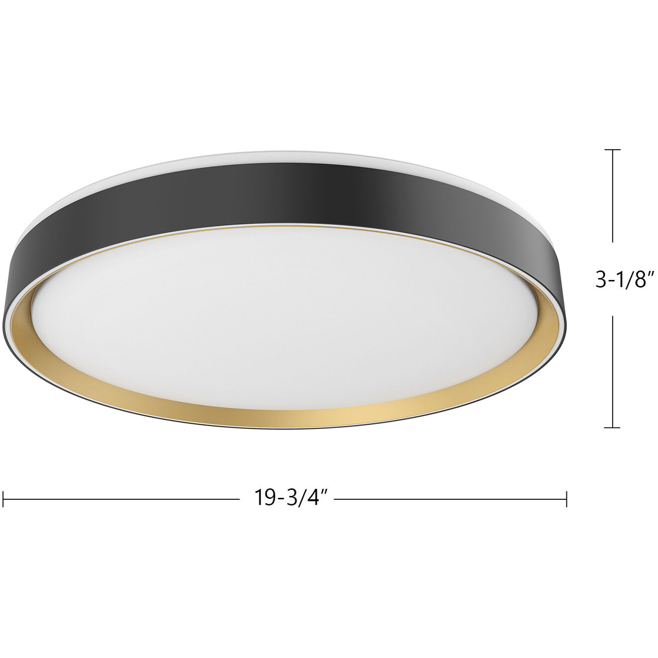 Essex LED 19.75 inch White Flush Mount Ceiling Light