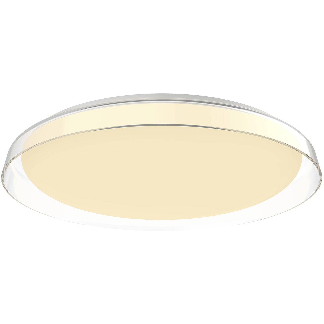 Hampton LED 20.88 inch Clear Flush Mount Ceiling Light
