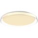 Hampton LED 20.88 inch Clear Flush Mount Ceiling Light
