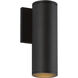 Lorna LED 9 inch Black Exterior Wall Sconce