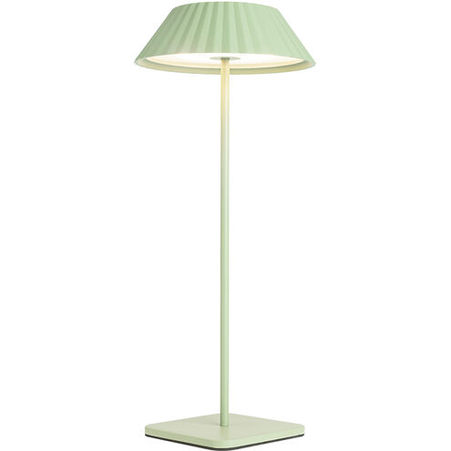 Pela 14.13 inch 3 watt Sage Green Table Lamp Portable Light