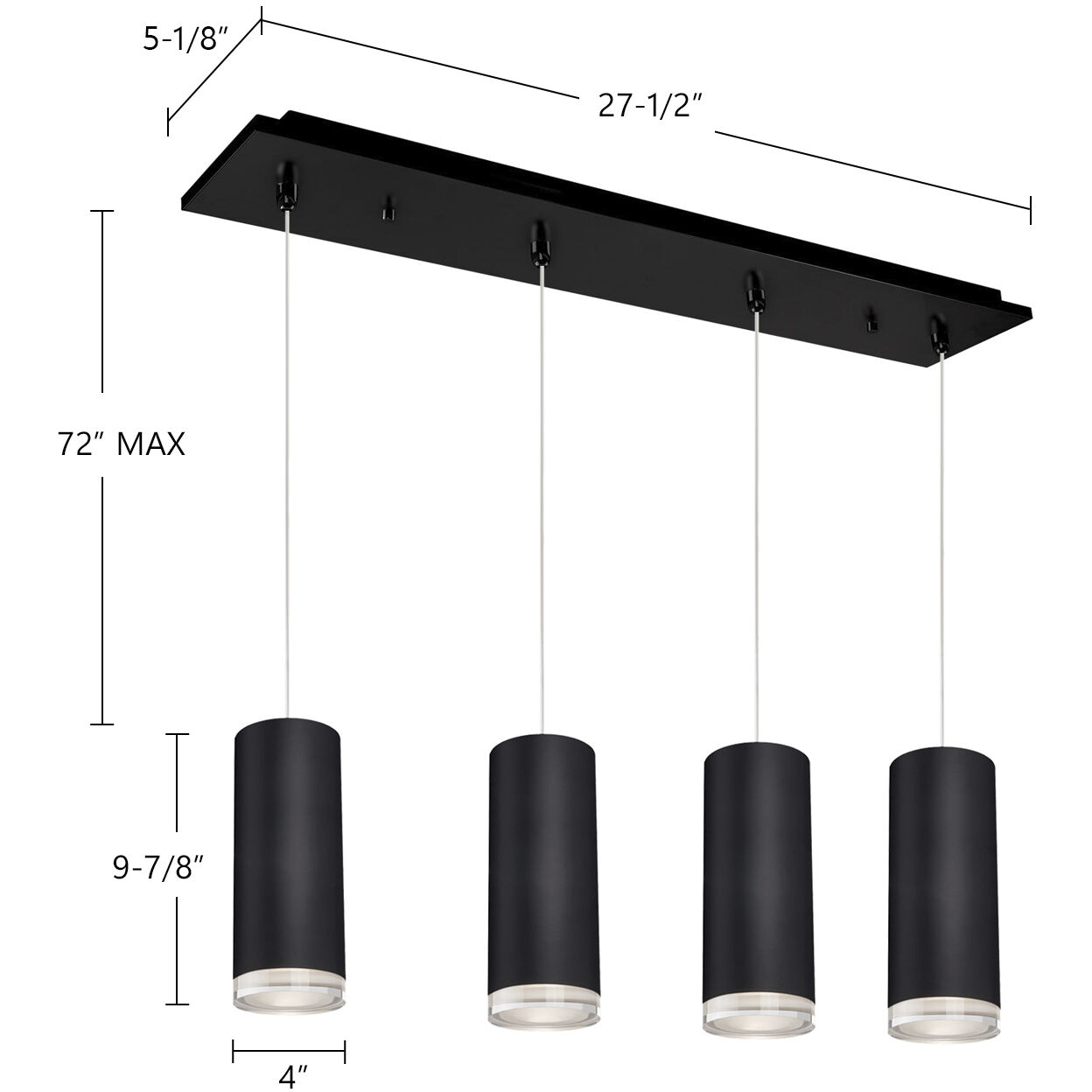 Cameo Multi Pendant Ceiling Light in White