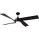 Horizon 56 inch Matte Black Ceiling Fan