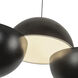 Void 41 inch Black Linear Pendant Ceiling Light