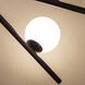 Amara LED 18.38 inch Black Chandelier Ceiling Light