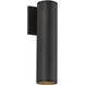 Lorna LED 12.38 inch Black Exterior Wall Sconce
