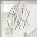 Chute LED 50 inch Black Multi-Pendant Ceiling Light