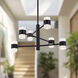 Copenhagen LED 24 inch Black Exterior Pendant