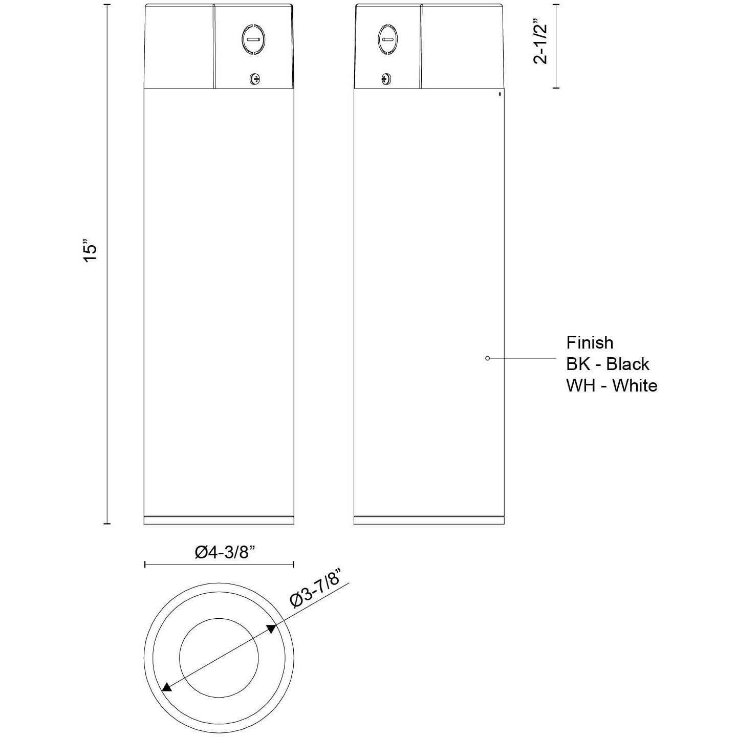 Lorna LED 4.38 inch Black Concrete Ceiling Mount Ceiling Light