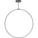 Cirque LED 48 inch Black Pendant Ceiling Light