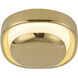 Pebble 8.25 inch Metallic Brass ADA Wall Sconce Wall Light