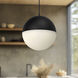 Monae LED 7.88 inch Black Pendant Ceiling Light