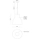 Cradle 1 Light 13 inch Gray Pendant Ceiling Light