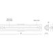 Lighthouse LED 26 inch Brushed Gold Bath Vanity Light Wall Light