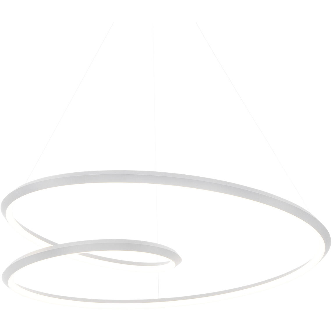 Ampersand Pendant Ceiling Light in White