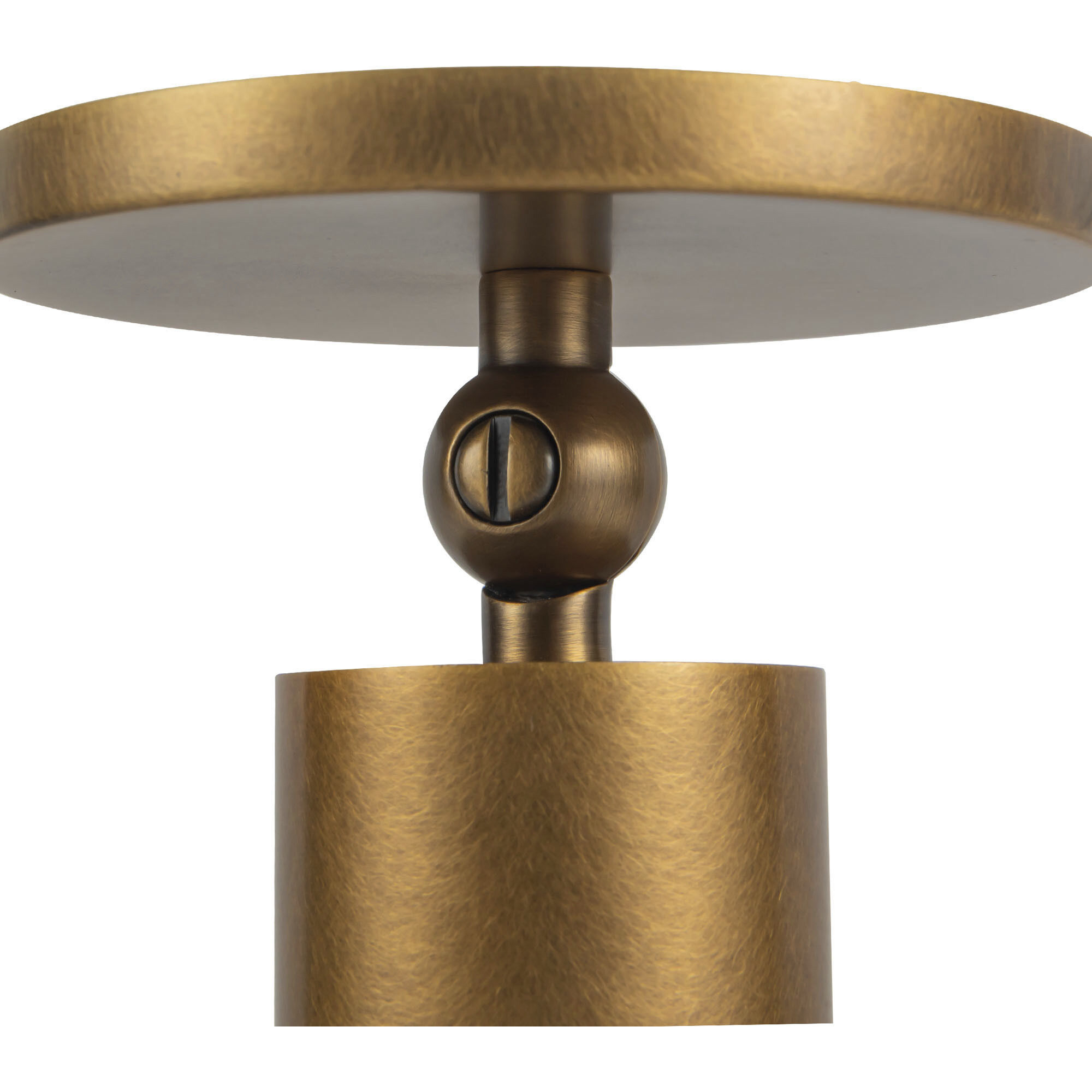 Mason 4.63 inch Vintage Brass Semi-Flush Mount Ceiling Light