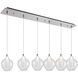 Victoria LED 7 inch Chrome Multi Pendant Ceiling Light