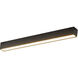 Jaren 48V DC Black Trilo Track Light Bar Ceiling Light in 3000K