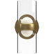 Cedar LED 4 inch Brushed Gold Wall Sconce Wall Light
