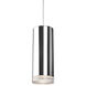 Cameo LED 4 inch Chrome Pendant Ceiling Light