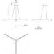 Tachi LED 31.13 inch Urban Bronze Pendant Ceiling Light